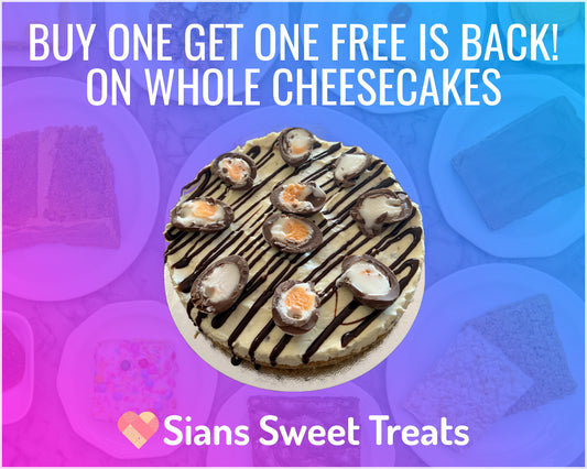 BOGOF on Whole Cheesecakes are back!