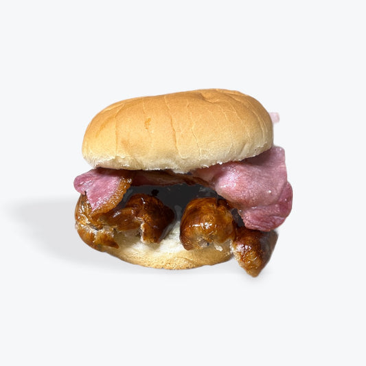 Bacon & Sausage Bap